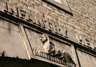 Lincolnshire Regiment plaque - Drill Hall, St Peters Street, Stamford